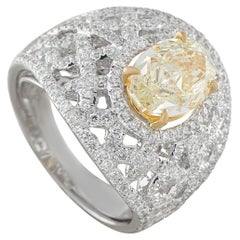 18K White Gold 3.25ct Diamond Ring MF23-021826