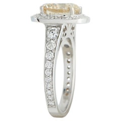 Anello in oro bianco 18 carati con 3,52 carati di diamanti MF17-051826