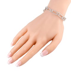 18K White Gold 4.35ct Diamond Bracelet