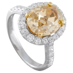 18K Weißgold 4,42ct Diamant Ring MF11-050526