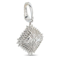 18K Weißgold 4,52ct Diamant-Anhänger MF33-031726