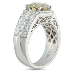 Anillo de oro blanco de 18 quilates con 4,61 ct de diamantes MF05-020626