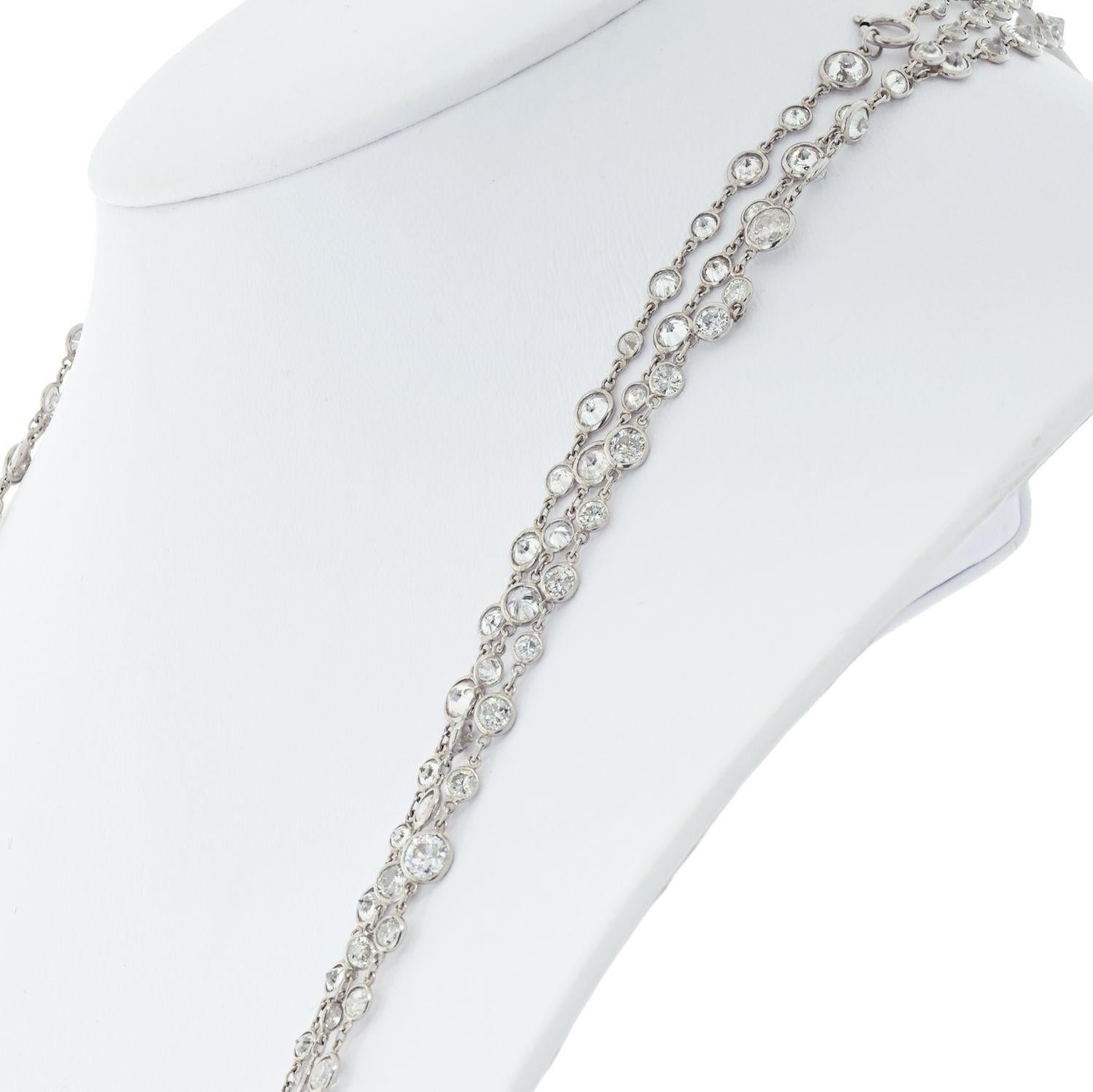 Stunning diamond by the yard chain is something any woman can use in her daily ensemble: over a white T or over a blouse, wearing little black dress, or just when in a flirty sweater diamond by the yard is your perfect accessory.

Best of all it is