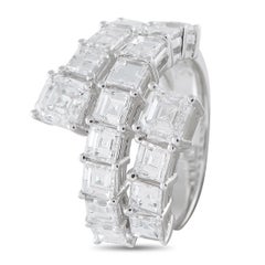 18K Weißgold 4,88ct Diamant Ring ALR-19059-1