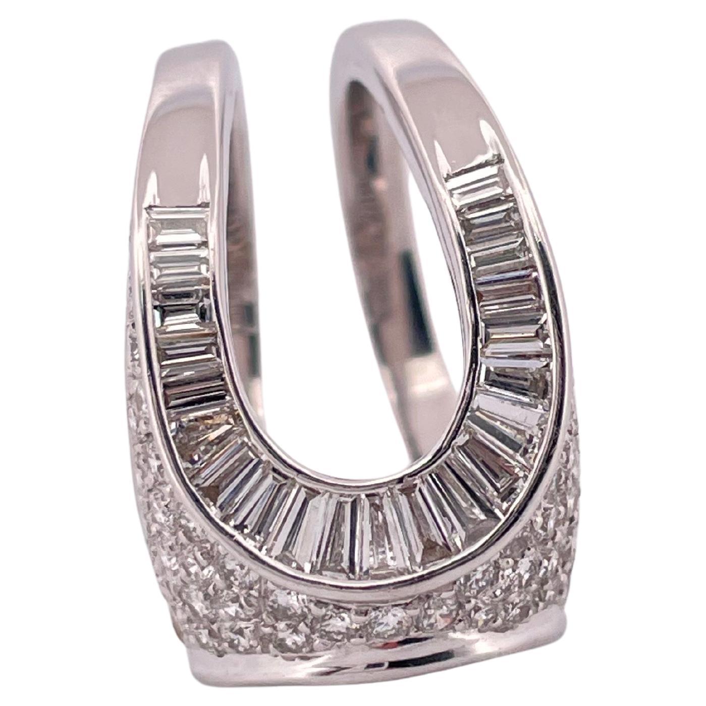 Anillo de Diamantes de Oro Blanco de 18k de 5.00ctw en venta 1
