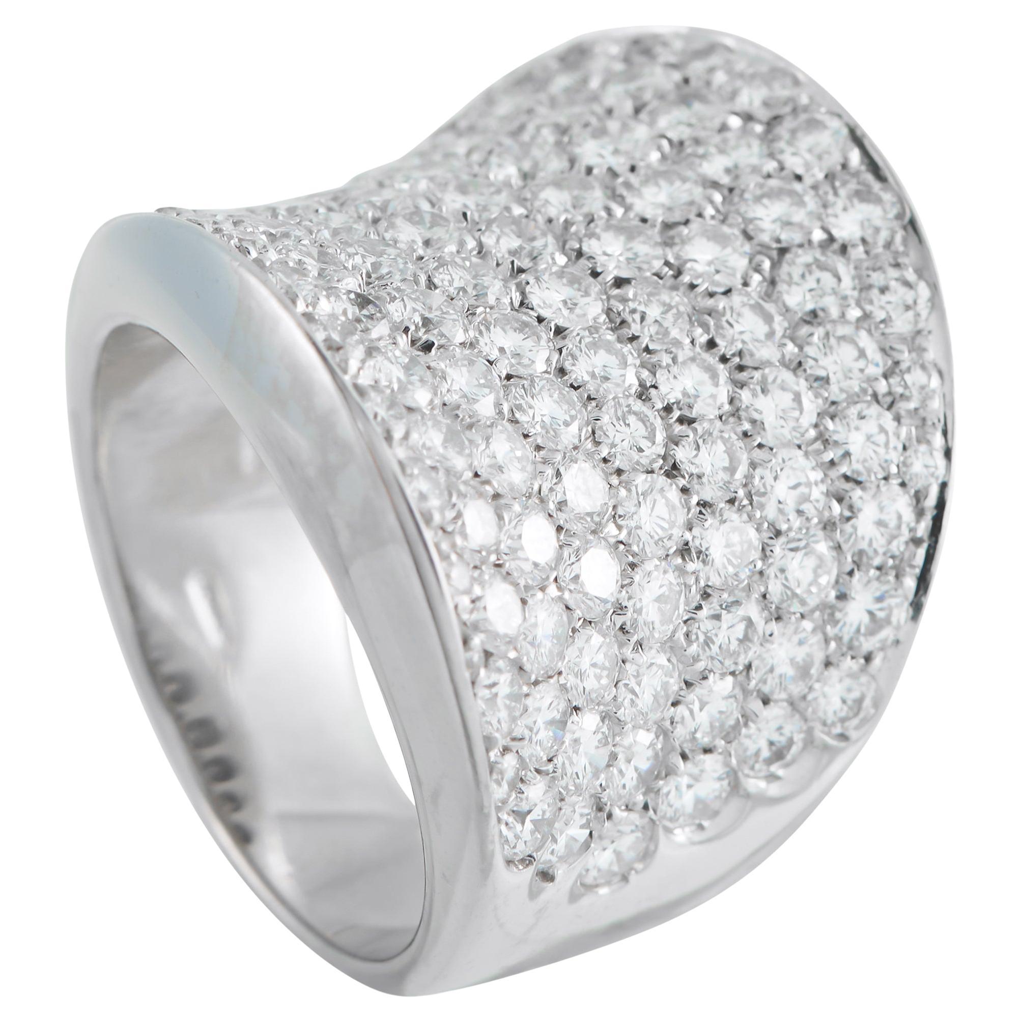18K White Gold 5.60ct Diamond Ring MF14-020426