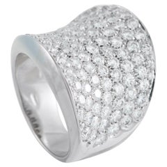 Anello in oro bianco 18 carati con 5,60 carati di diamanti MF14-020426