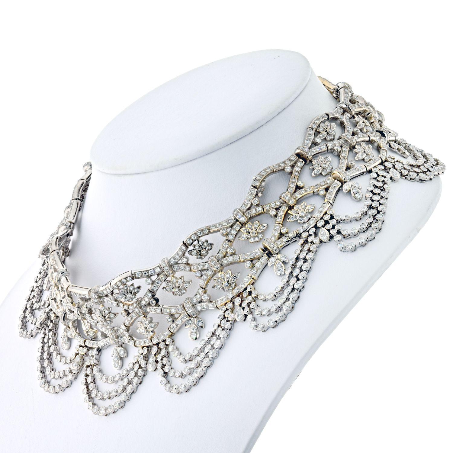 60 carat diamond necklace