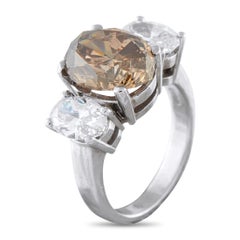 18K White Gold 6.70ct Diamond Ring MF08-021026