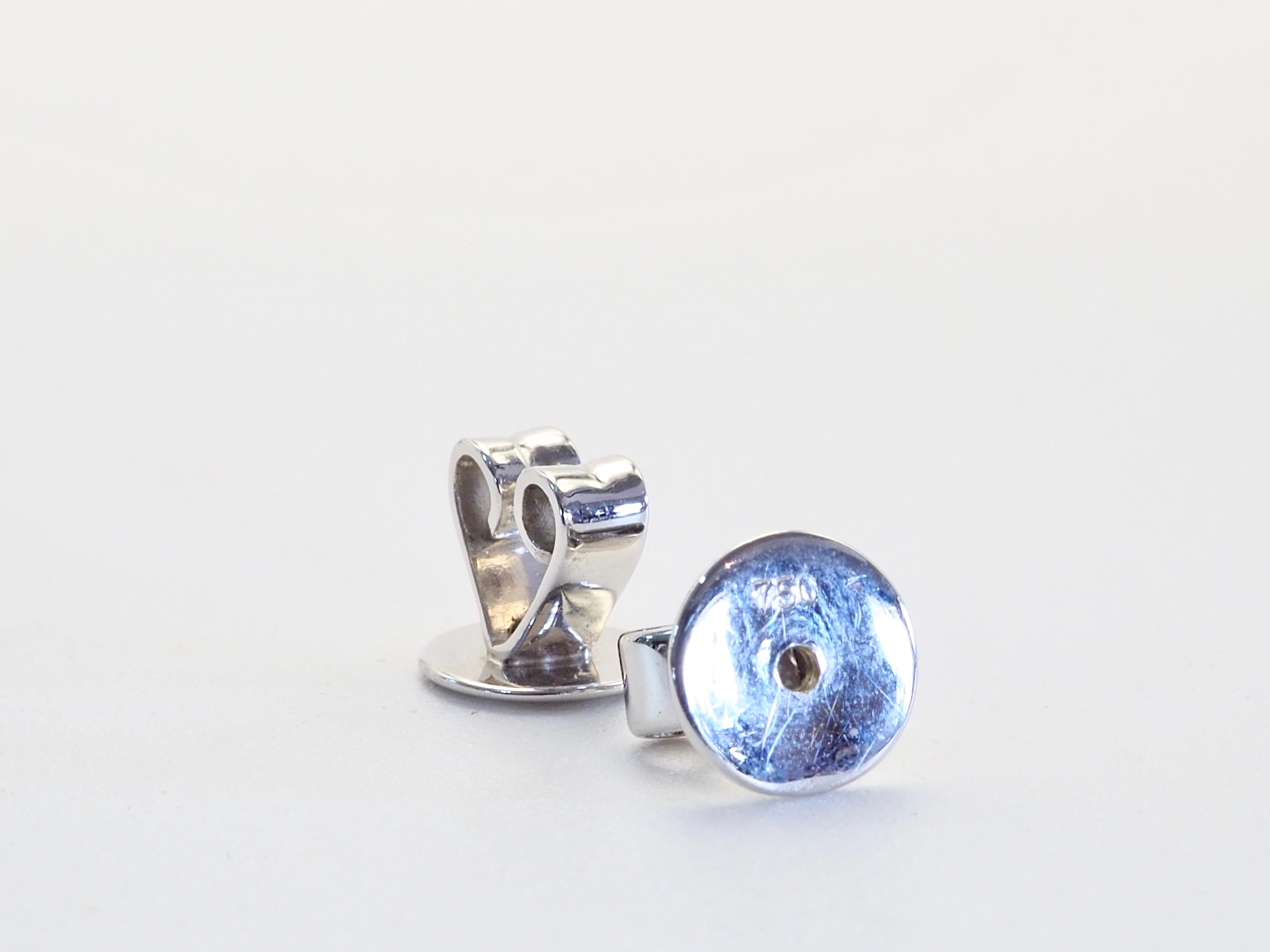 18K White Gold 6.8mm Tahiti Pearl & 0.33ct Diamond Sunburst Stud Earrings In New Condition In เกาะสมุย, TH