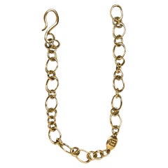 18k White Gold Bracelet with Hook Clasp