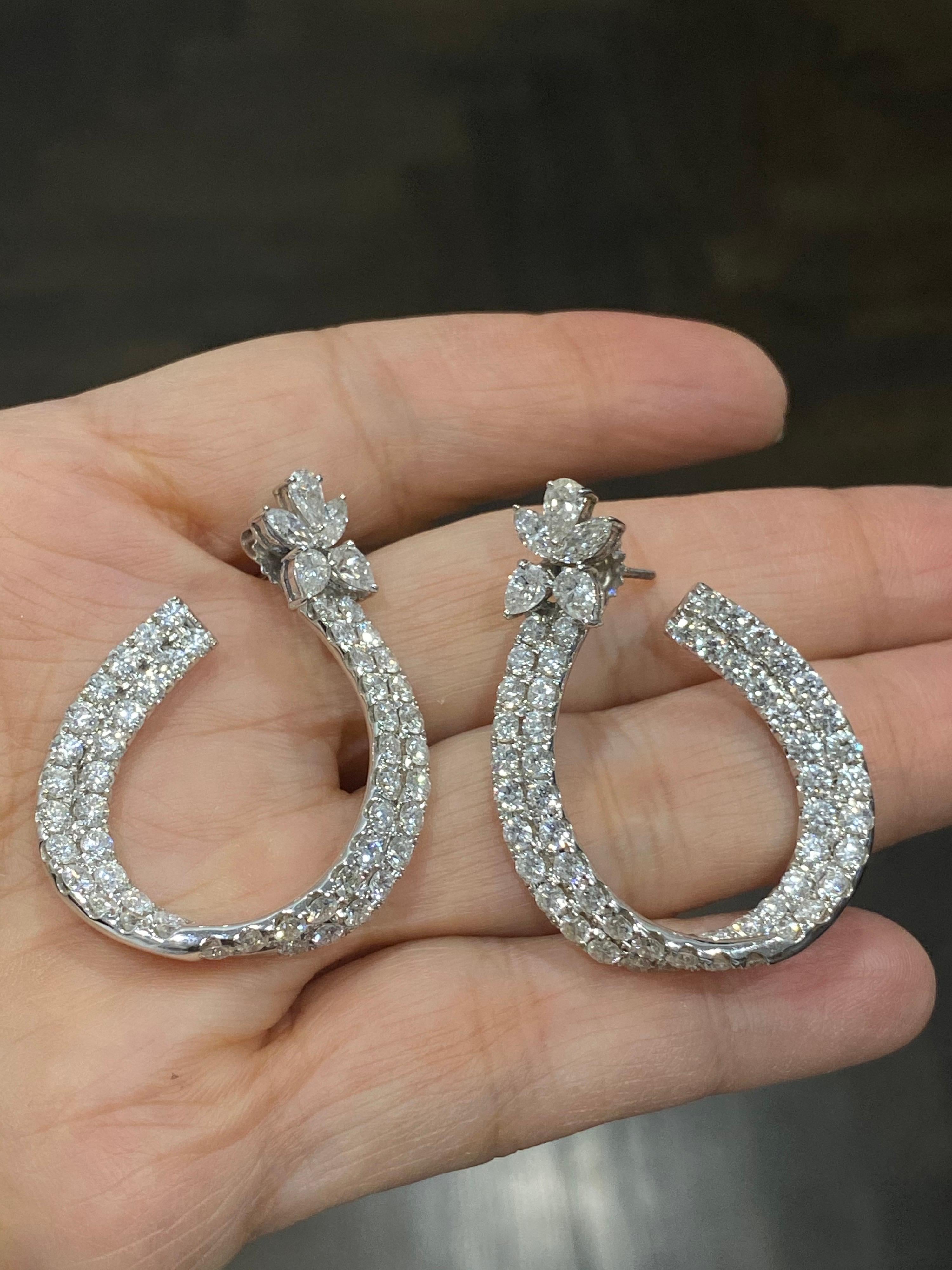 .7 carat diamond earrings