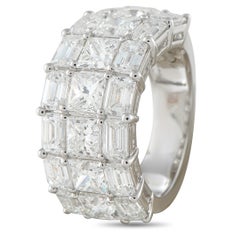 18K White Gold 7.50ct Diamond Ring ALR-20759