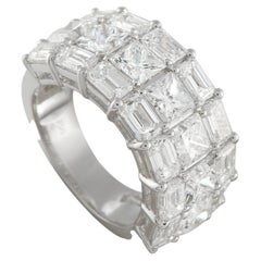 18K White Gold 7.50ct Diamond Ring ALR-20759