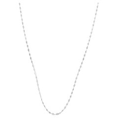 18K White Gold 7.85ct Diamond Long Necklace