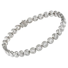 18K Weißgold 8,50ct Rundes Diamantarmband 18K Weißgold 8,50ct Rundes Diamantarmband