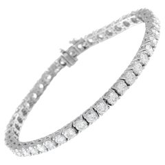 Bracciale tennis in oro bianco 18 carati con diamanti da 9,25 carati MF01-041626