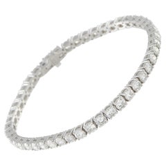 Bracelet de tennis en or blanc 18K avec 9.26ct de diamants MF05-041526