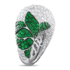 18K White Gold 9.50ct Diamond and Sapphire Ring MF18-020926