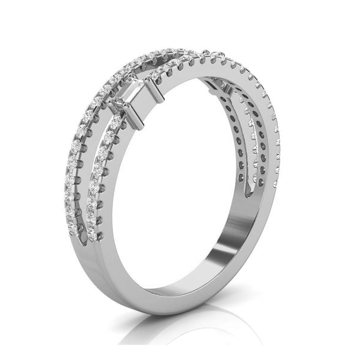 For Sale:  18k White Gold Abigail Diamond Ring '1/3 Ct. Tw' 2