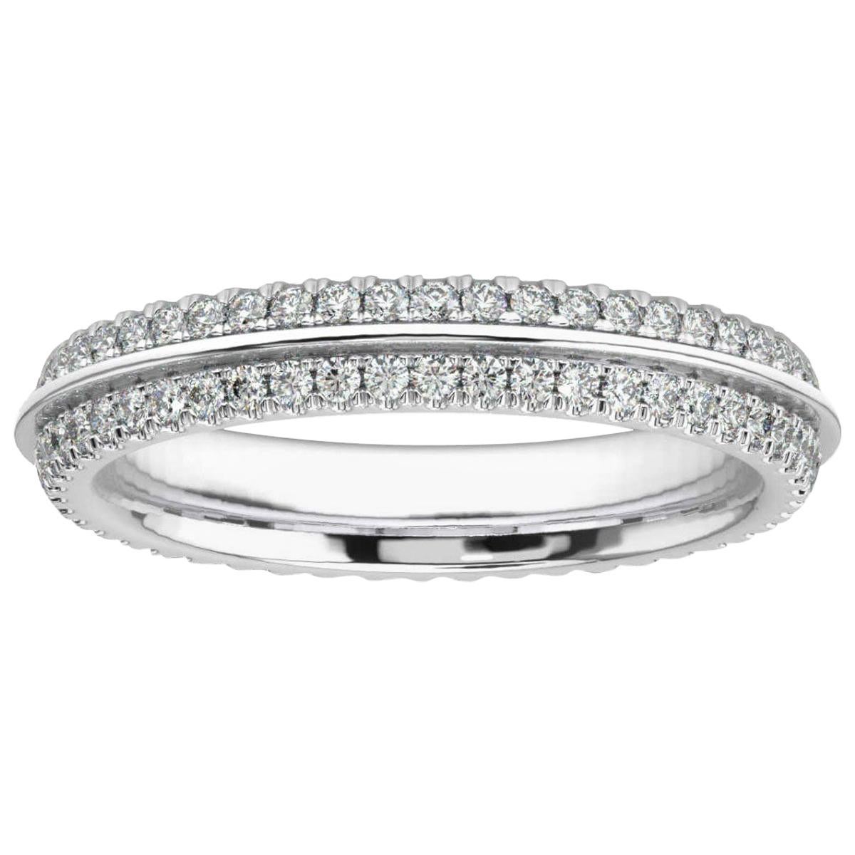 18K White Gold Allier Diamond Eternity Ring '1/2 Ct. Tw' For Sale