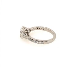 18 Karat White Gold and Diamond Ring