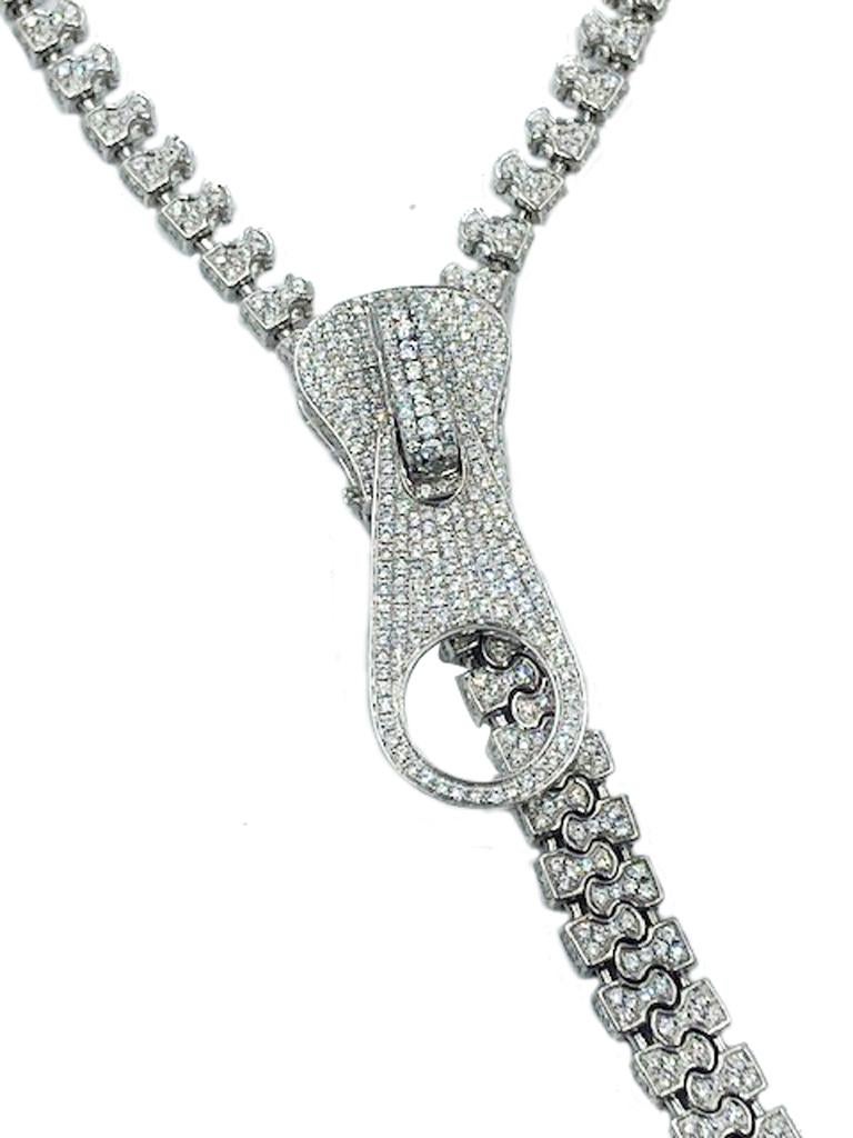 zipper chain necklace