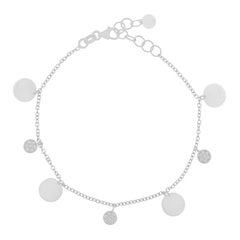 Armband aus 18 Karat Weißgold und Diamanten