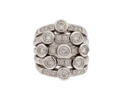 18K White Gold And Diamonds Ring By Sonia Bitton