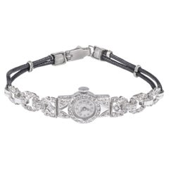 18K White Gold and Diamonds Watch