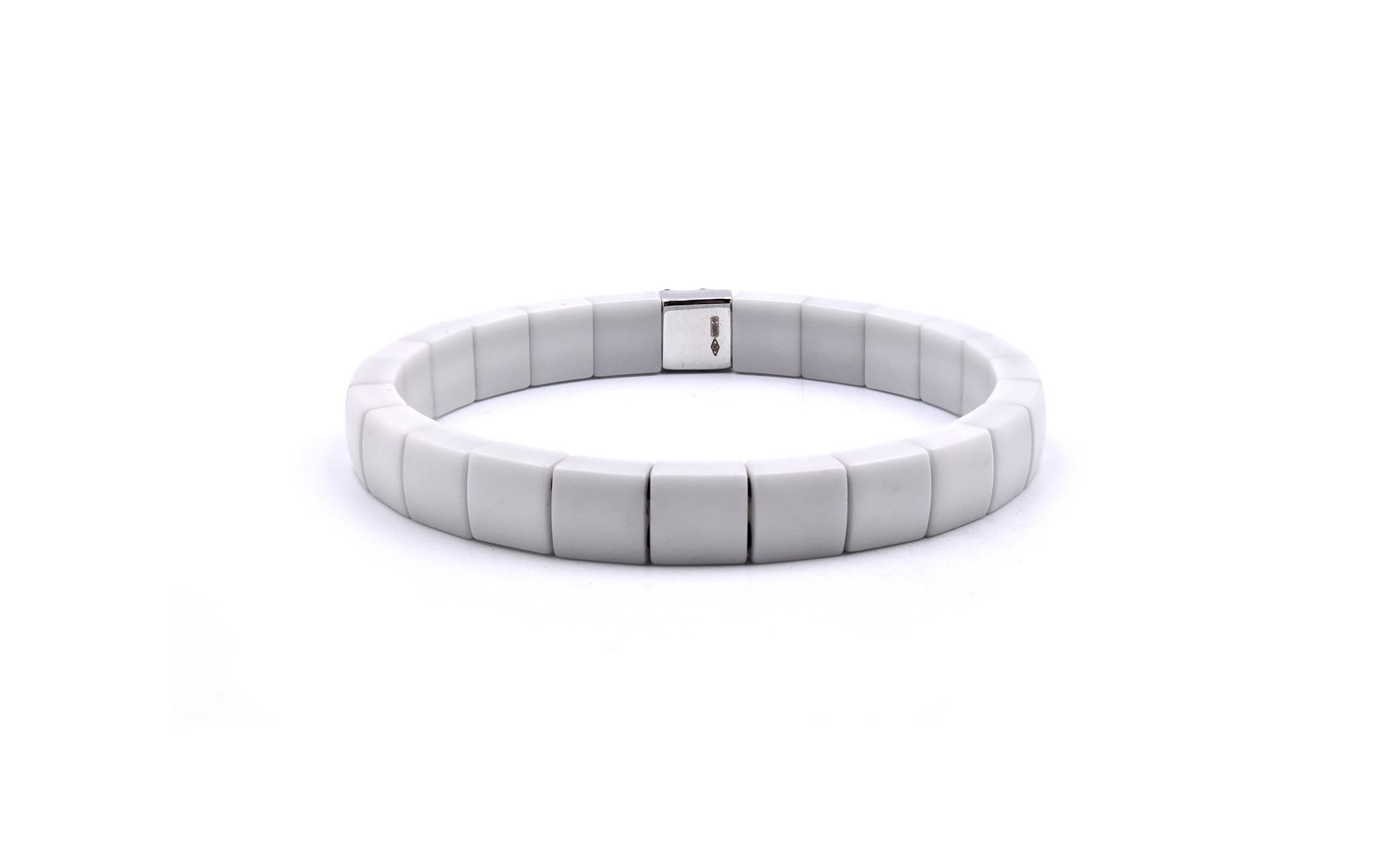 white ceramic bracelet