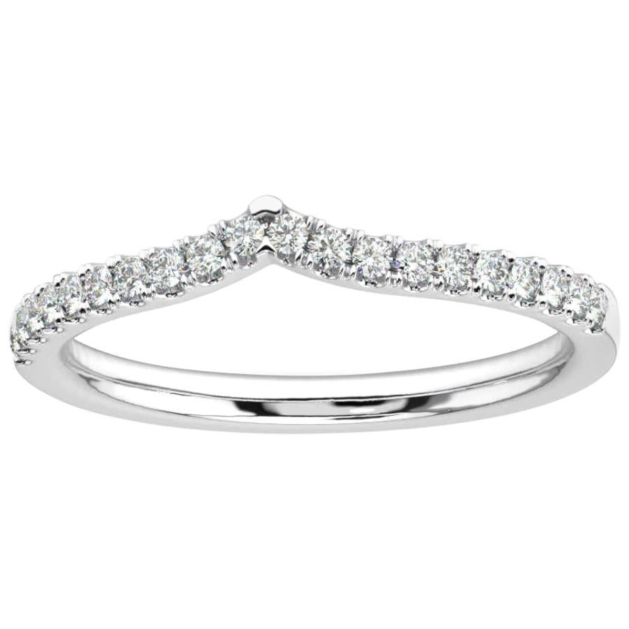 18k White Gold Apuliana Diamond Ring '1/5 Ct. tw' For Sale