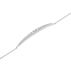 18K White Gold Bolo Diamond Bracelet '1/2 Ct. tw'