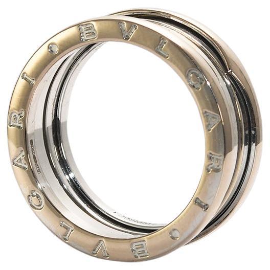 18K White Gold Bulgari B.Zero1 Men's Ring 11.9g For Sale