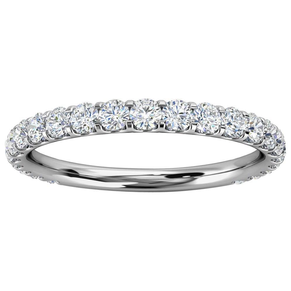 18k White Gold Carole Micro-Prong Diamond Ring '1/2 Ct. tw'