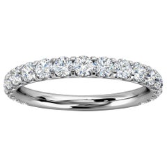 18k White Gold Carole Micro-Prong Diamond Ring '3/4 Ct. tw'