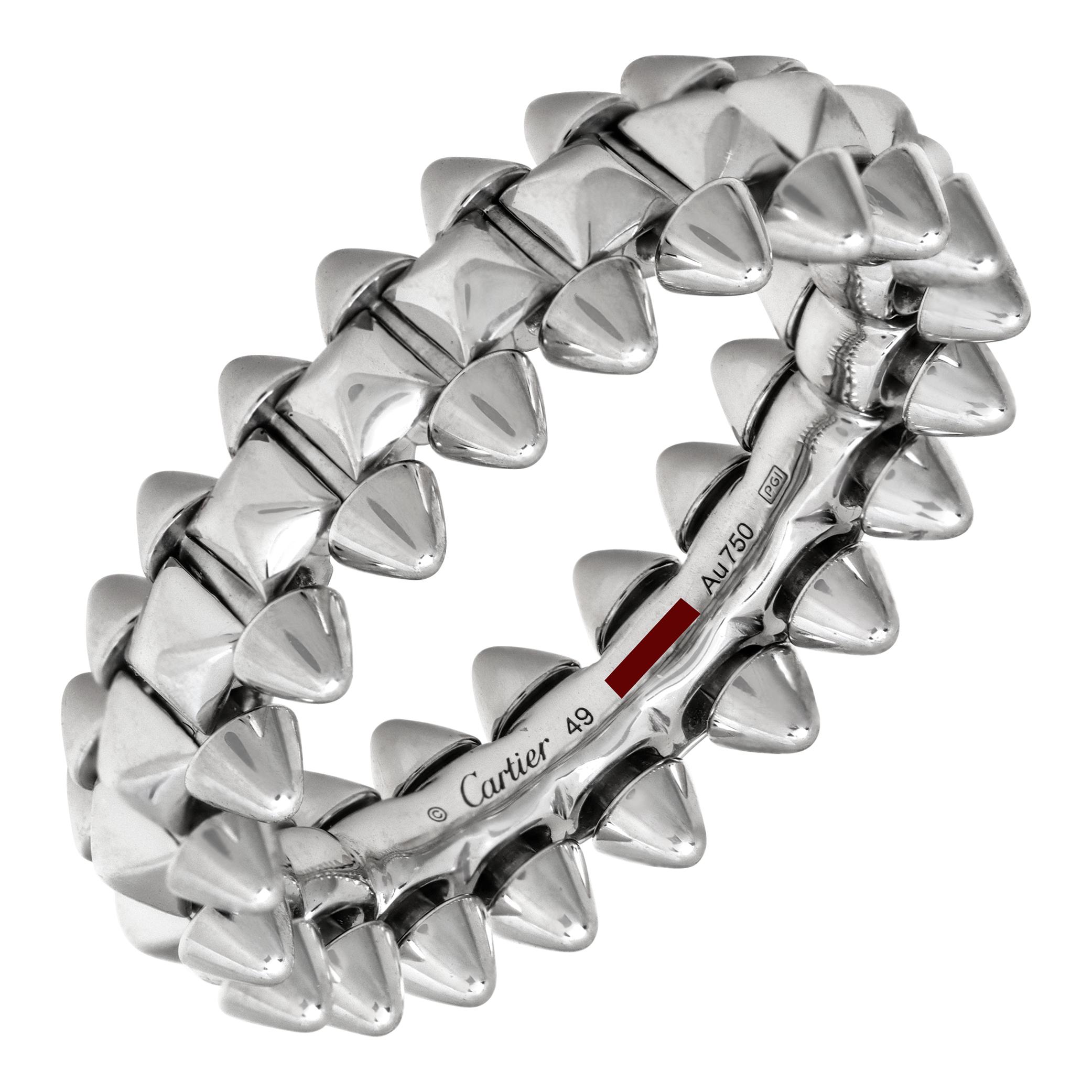 18k white gold Cartier Clash de Cartier ring In Excellent Condition In Surfside, FL