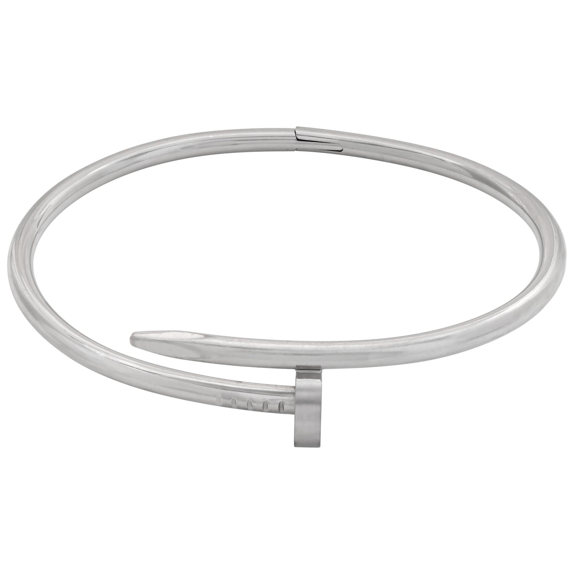 18k white gold Cartier Juste un Clou bracelet