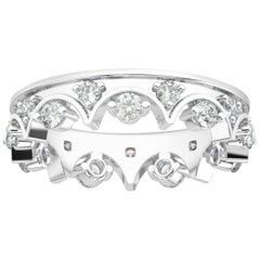 Anillo de diamantes de oro blanco de 18 quilates Caterina Eternity '4/5 Ct. Tw'