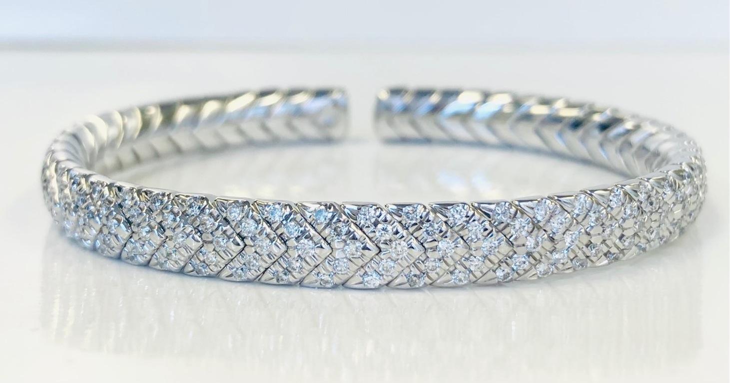 chevron diamond bracelet