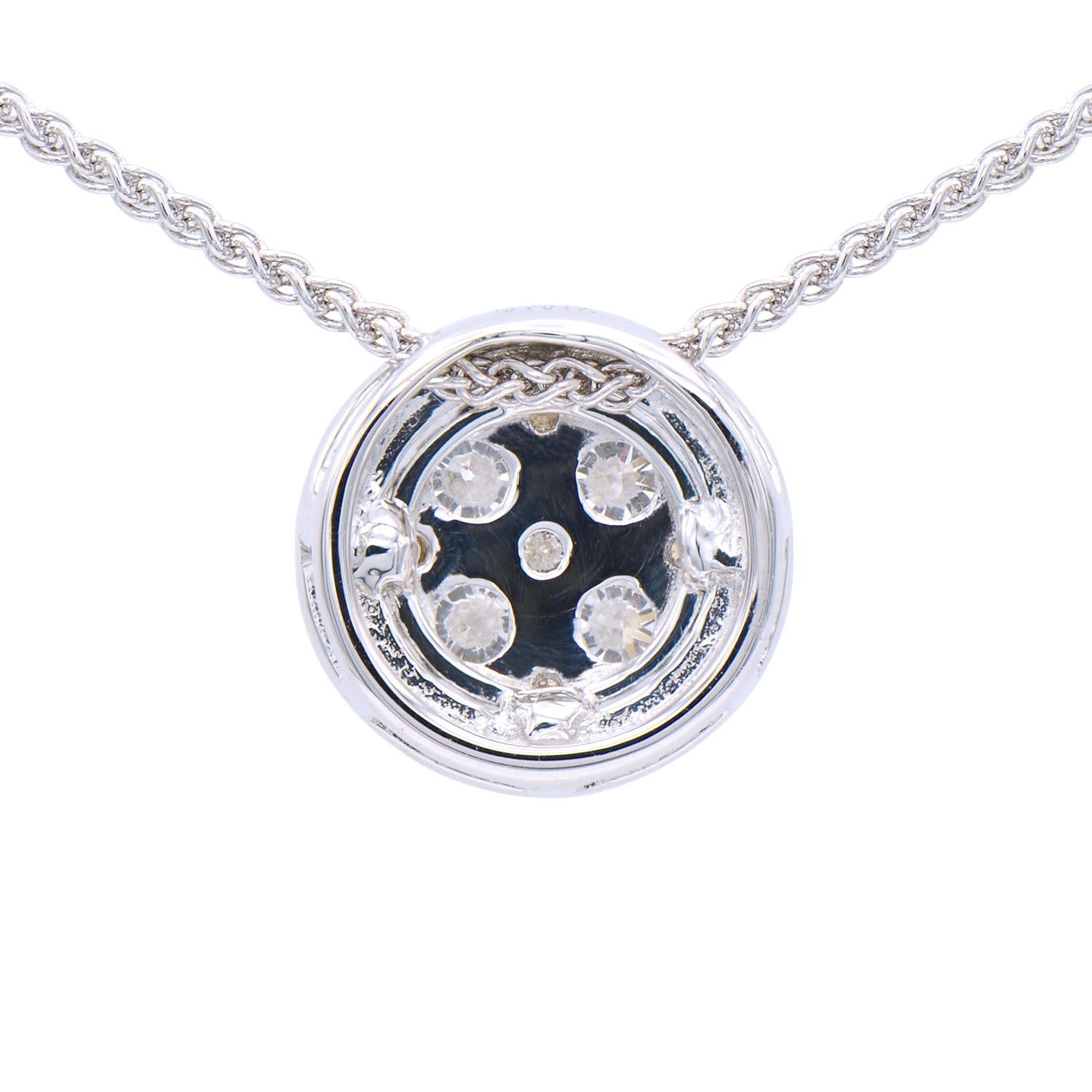 nadri circle pendant necklace