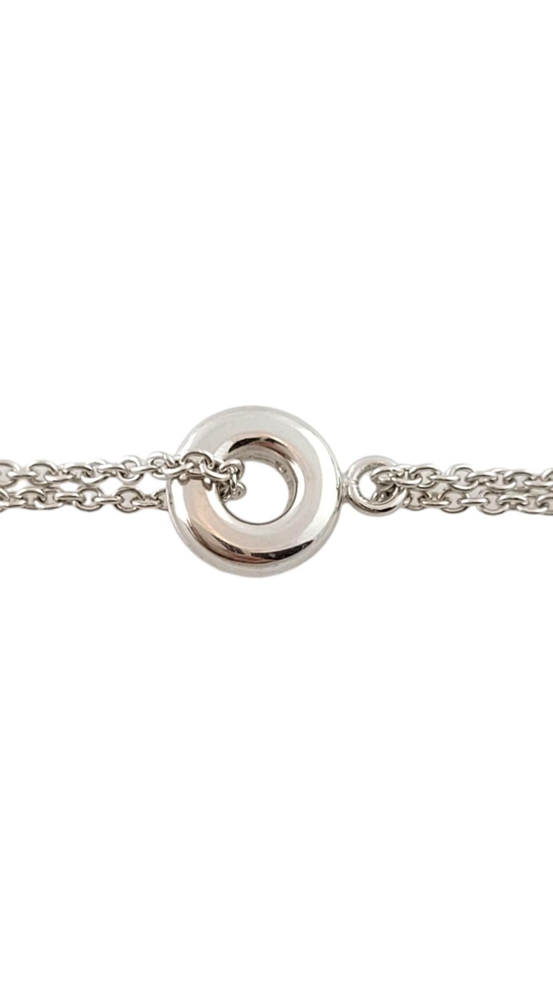 Collana a stazioni con cerchi in oro bianco 18 carati

Questa splendida collana a stazioni con cerchi è stata meticolosamente realizzata in oro bianco 18 carati per una splendida finitura!

Lunghezza totale della catena: 17,5