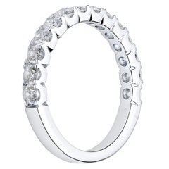 18 Karat Weißgold Classic Diamantband