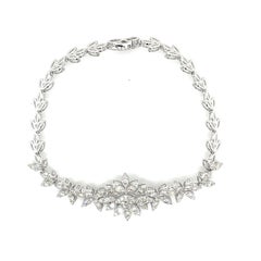 18K White Gold Classic Diamond Bracelet
