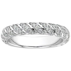 Bague Constance en or blanc 18 carats avec diamants (2/5 ct. tw)