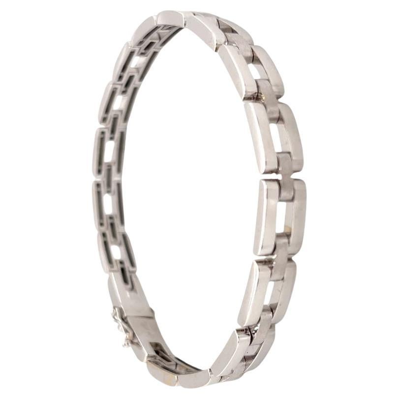 Bracelet H-Link contemporain en or blanc 18K