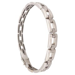 Bracelet H-Link contemporain en or blanc 18K