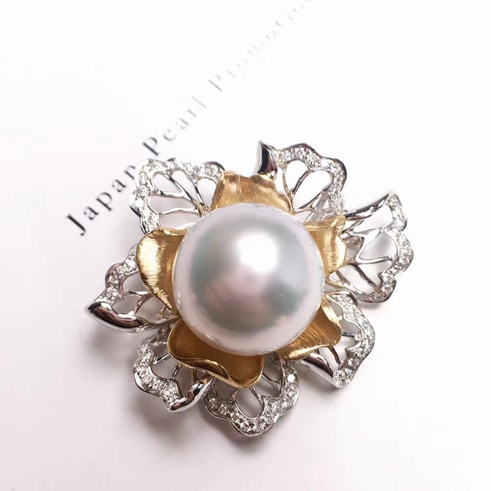 【Vine Symphony】Blooming Petal Aurora South Sea Pearl Earrings For Sale 4