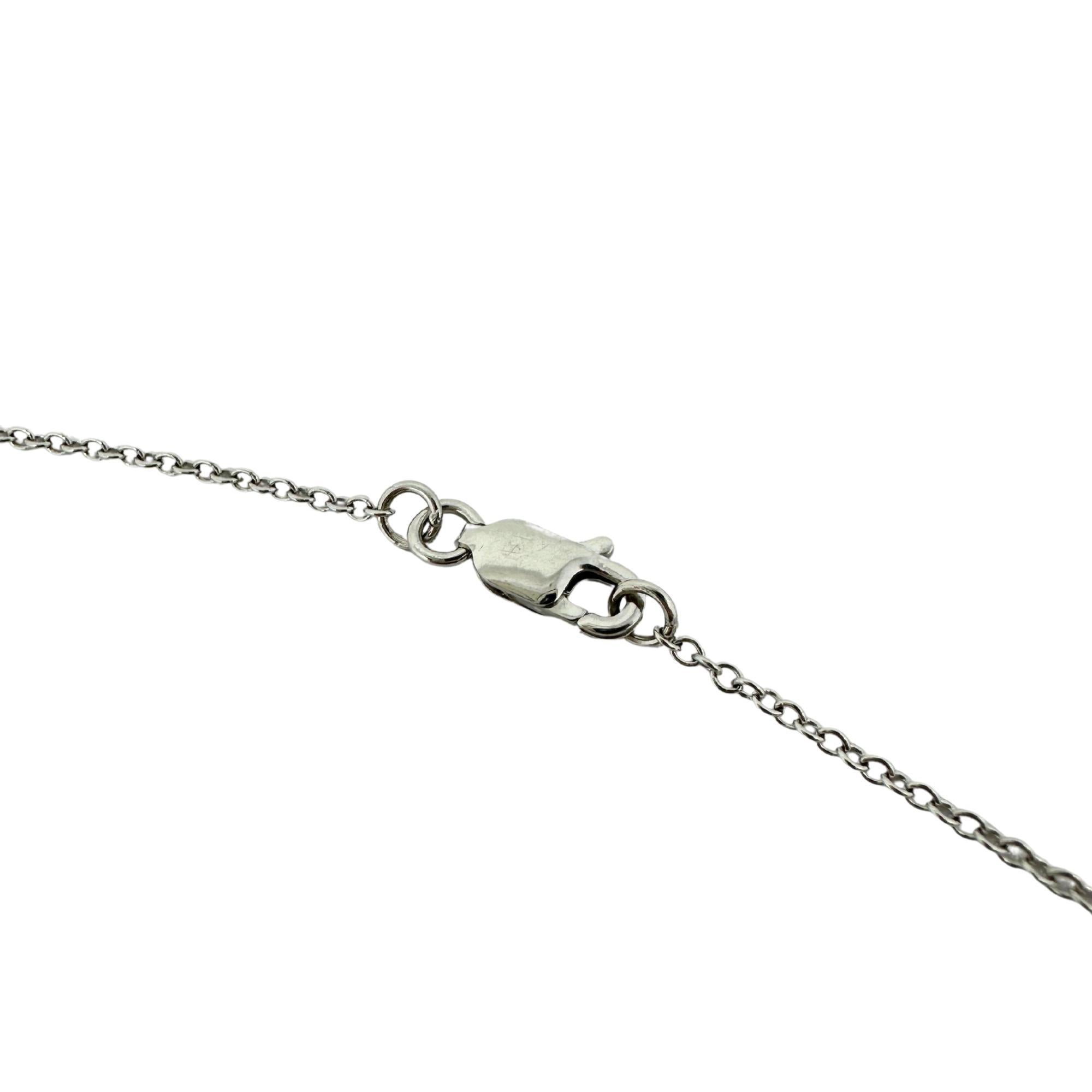 18K White Gold Diamond and Marquise Cut Emerald Pendant Necklace For Sale 2
