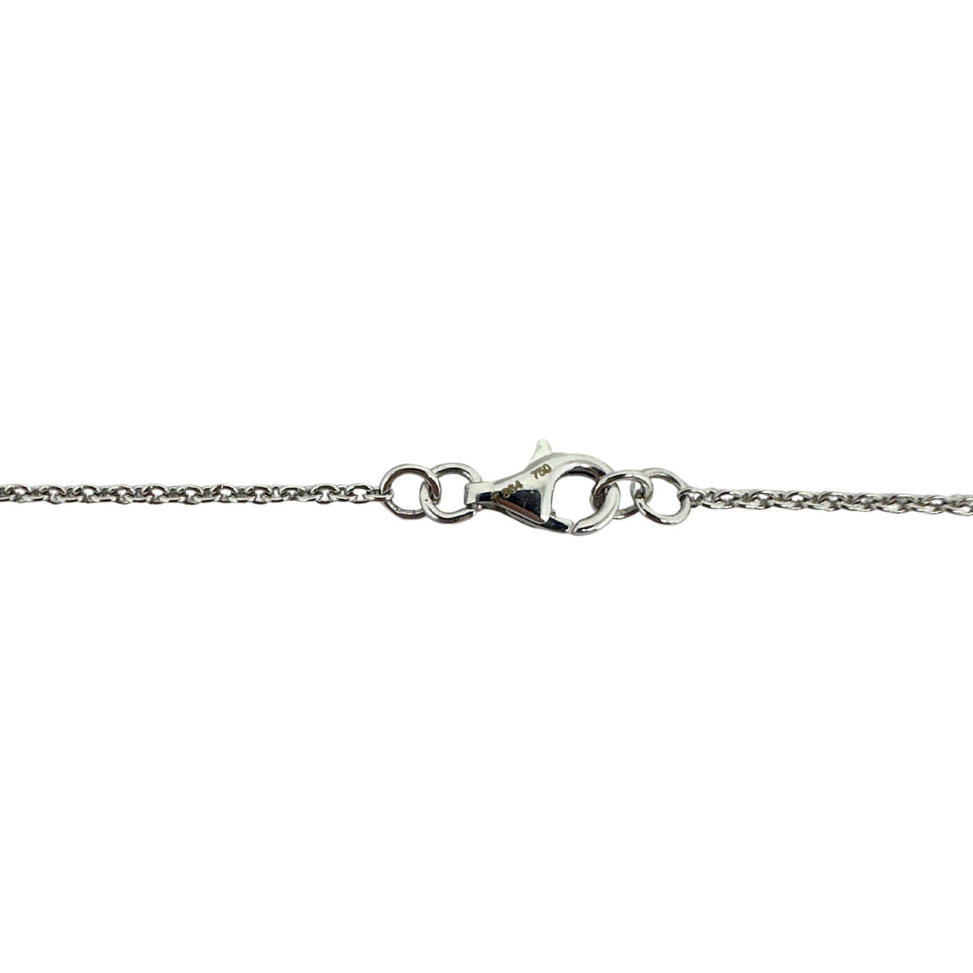 Collar Floral y Arco de Diamantes de Oro Blanco de 18 K en venta 3